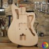 corps jazzmaster en aulne poncé prêt à vernir