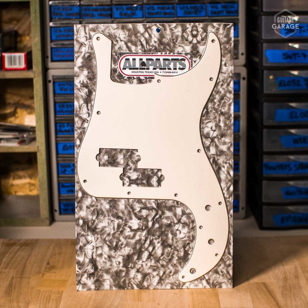 Pickguard Allparts Precision Bass parchment 3 plis Guitare Garage