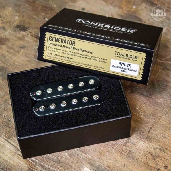 Humbucker Tonerider Generator position eck Black