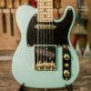 Minicaster Surf Green Satin Gold Edition
