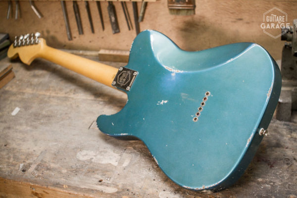 Telecaster Deluxe Guitare Garage Lake Placid Blue Relic