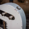 Partcaster Guitare Garage Telecaster Sonic Blue Faded Light Relic avec micros Lollar vintage et Royal T