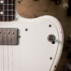 Partcaster Guitare Garage Jazzmaster Omypic White over Pink Paisley Relic Matching Headstock