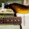 Partcaster Stratocaster Sunburst Relic Lefty by Guitare Garage