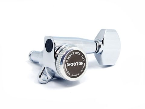 Gotoh SG 360 - Meccaniche Per Chitarra 3L3R, Cromate: Precisione Giapponese, Lubrificate, Per Un'accordatura Stabile E Fluida.