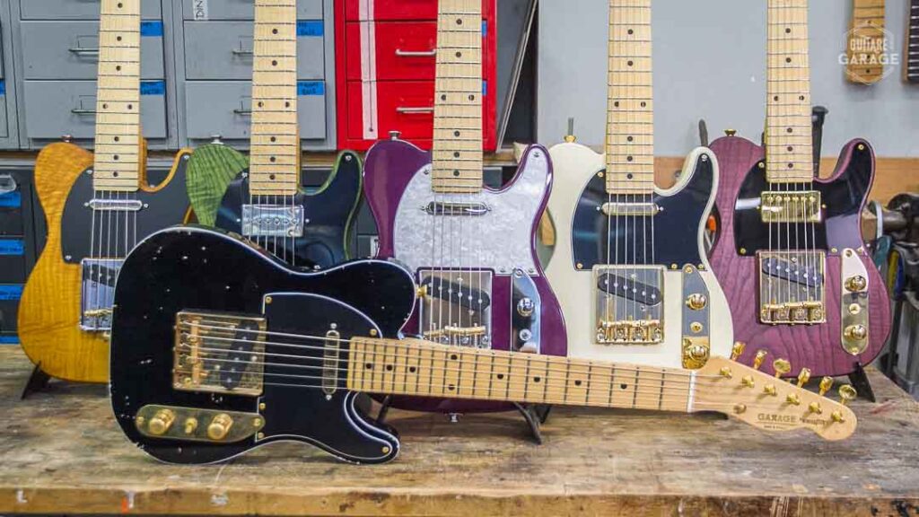 6 Minicasters Guitare Garage