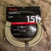 Câble Jack Fender Professional Series droit 4,5 mètres finition tweed jaune