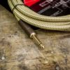 Câble Jack Fender Professional Series droit 4,5 mètres finition tweed jaune – Image 2