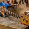 Mustang Bass Guitare Garage Pelham Blue Racing Medium Relic