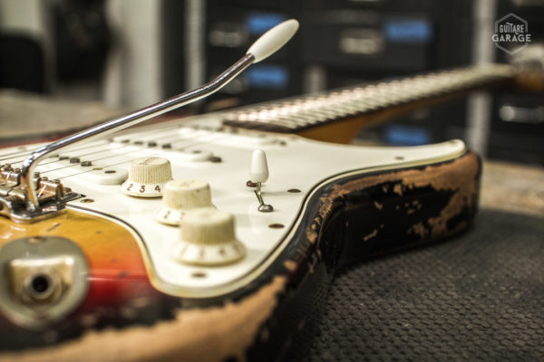 Set de boutons complet pour Stratocaster Couleur Parchment Relic By Guitare Garage