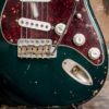 Guitare Garage Modèle S Sherwood Green Metallic Relic Hepcat 54 Tortoise Guard – Image 3