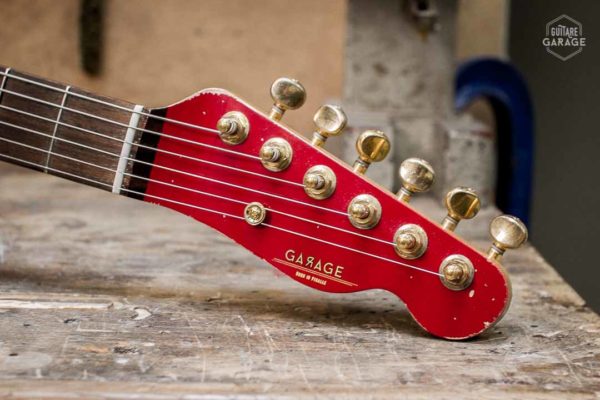Partcaster Cabronita Dakota Red Goldfoil Cameleon by Guitare Garage