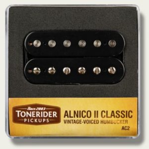 Micro Humbucker Tonerider Alnico II Classic Capot Noir