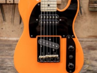 Minicaster Orange Custom HB Black Edition