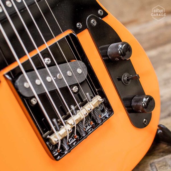 Minicaster Orange Custom HB Black Edition