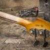 Jazz Bass Amber Heavy Relic