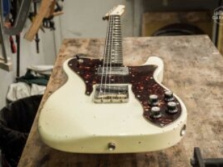 Telecaster Oympic White Relic Custom Dreamsongs CuNiFe Guitare Garage