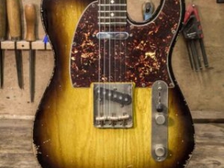 Telecaster Sunburst 2 tone T-modern Guitare Garage
