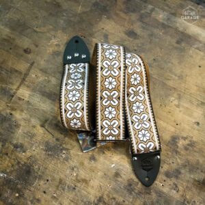 Sangle Vintage Guitare Garage Greenwich Beige