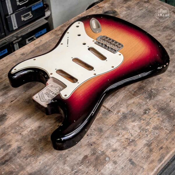 Corps Stratocaster aulne Sunburst 3 Tons Light Relic by Guitare Garage B-1-943