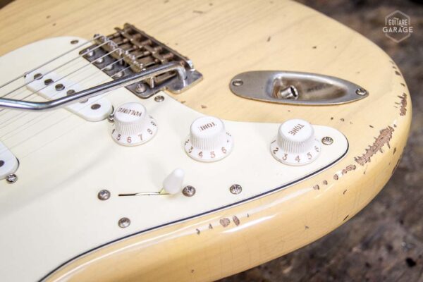 Stratocaster Gaucher Aged Vintage Blonde Relic Hepcat Serie L
