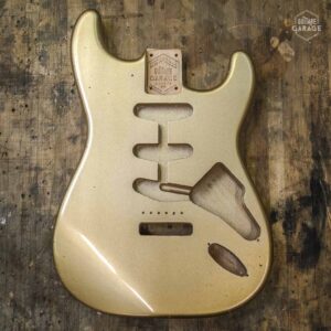 Corps Type Strat aulne Firemist Gold Light Relic by Guitare Garage