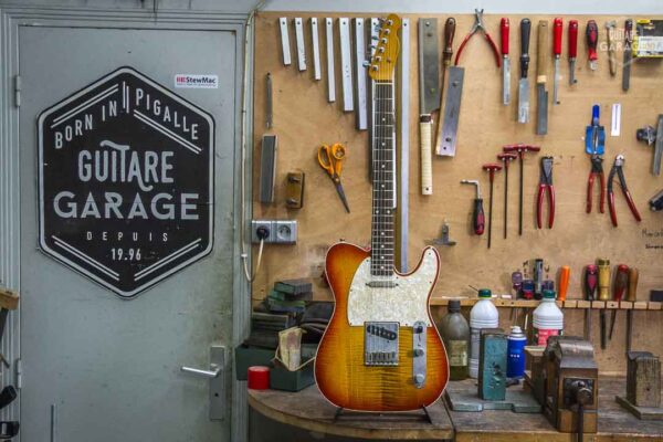 Guitare Garage Modele T Flamed Top Sunburst Relic