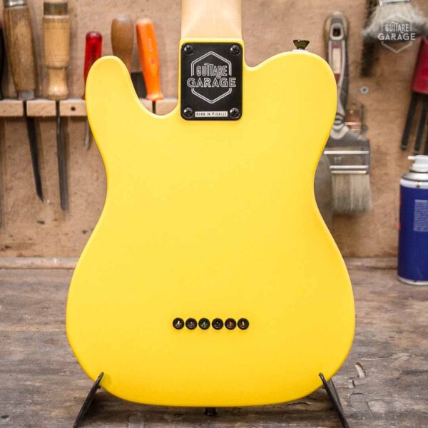 Minicaster Summer Yellow Humbucker Black Edition