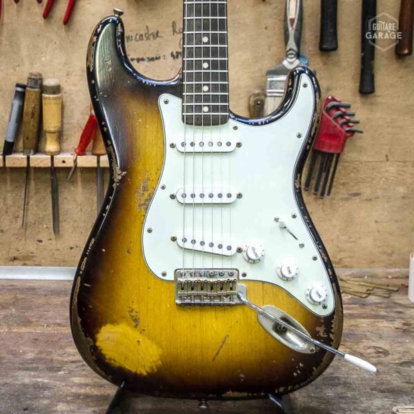 Guitare Garage Modele S Sunburst 2 Tone Lollar Blonde