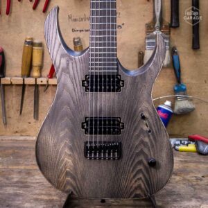 Occasion - Mayones Custom Shop Duvell Elite Gothic 40th Anniversary 7 Cordes Antique Black Satin