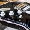 Guitare Garage Modèle S HSS Black Over Shell Pink Heavy Relic Hepcat
