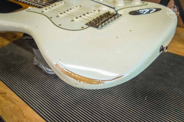 Occasion - Fender Custom Shop Strat 63 Olympic White Relic