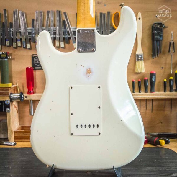 Occasion - Fender Custom Shop Strat 63 Olympic White Relic
