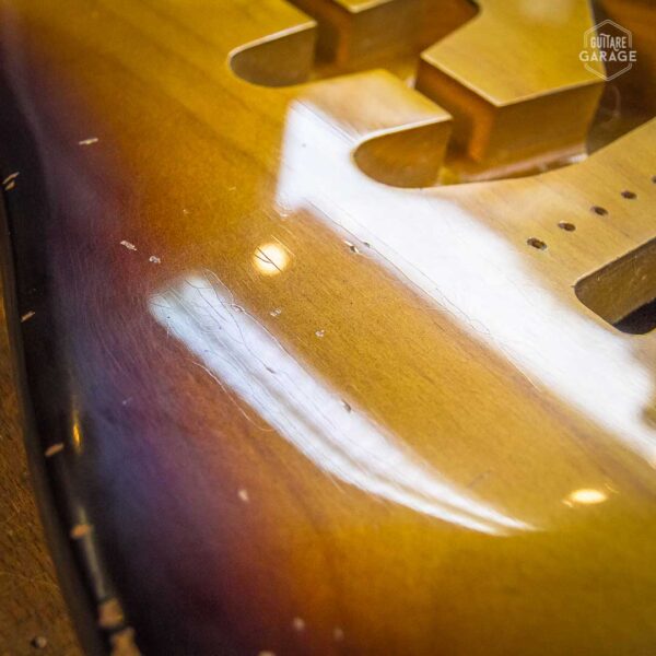 Corps Stratocaster Aulne Sunburst 2 tons Relic by Guitare Garage