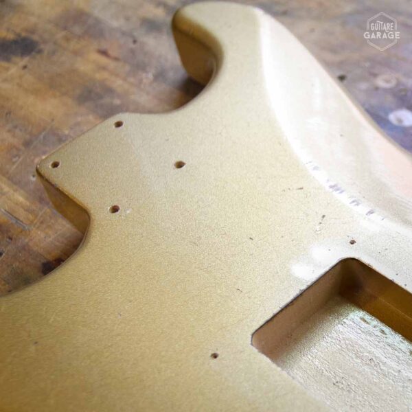 Corps Stratocaster aulne Gold Mist Light Relic by Guitare Garage
