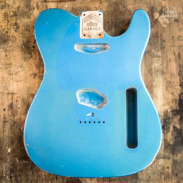 Corps Telecaster Aulne Pelham Blue Light Relic by Guitare Garage