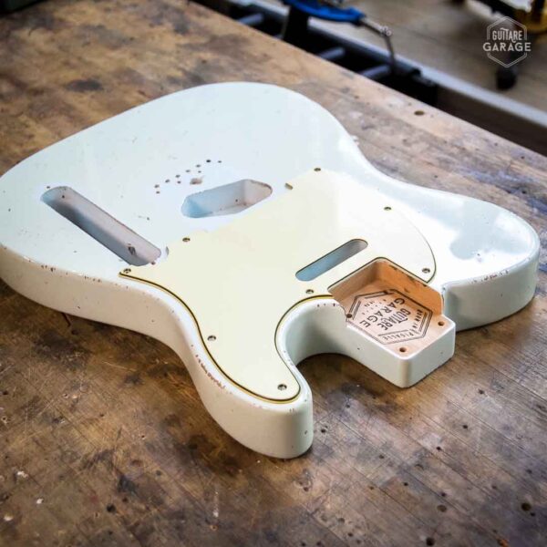 Corps Type Tele aulne Faded Sonic Blue Light Relic by Guitare Garage