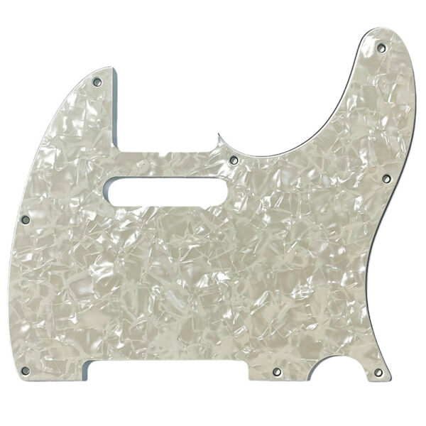 Pickguard Telecaster Parchment Perloid 3 plis 8 trous AllParts