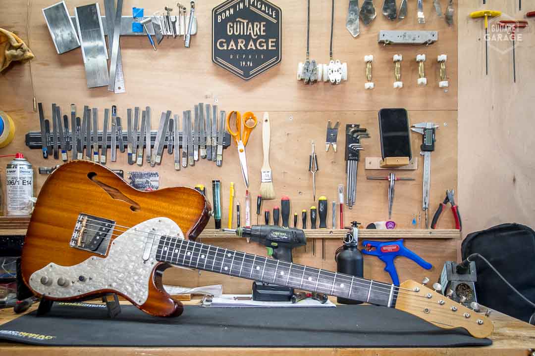 Guitare Garage Modèle T Semi Hollow Hepcat Tele 62