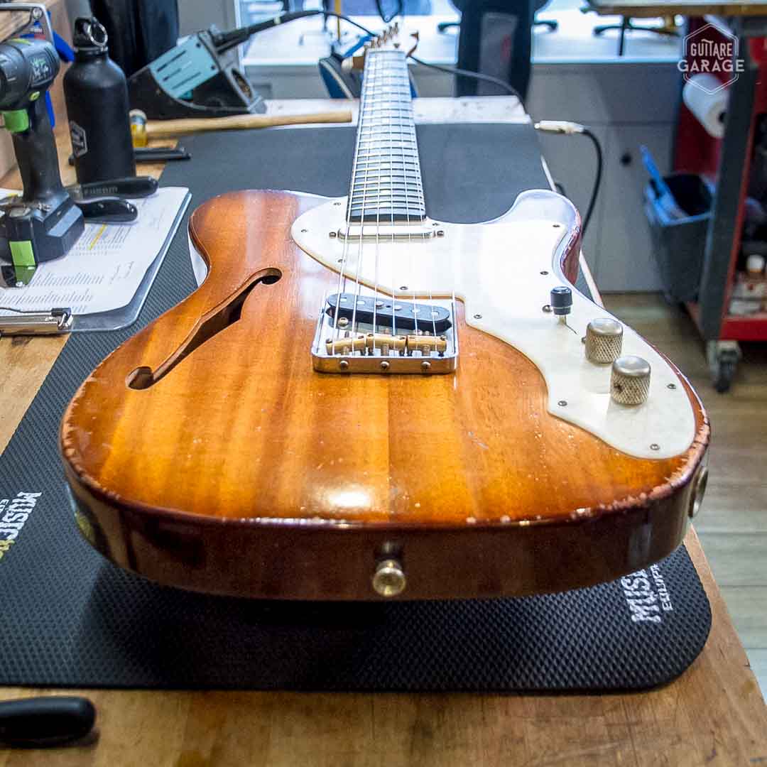 Guitare Garage Modèle T Semi Hollow Hepcat Tele 62