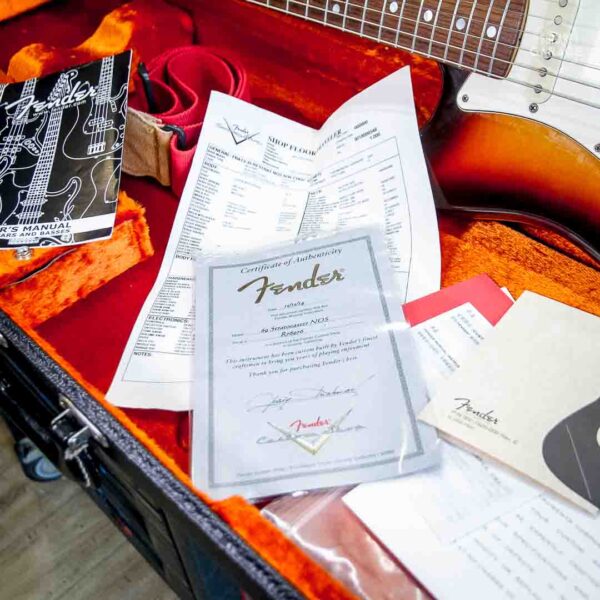 Occasion - Fender Custom Shop Stratocaster 69 NOS Sunburst Masterbuilt Yuriy Shishkov – Image 17