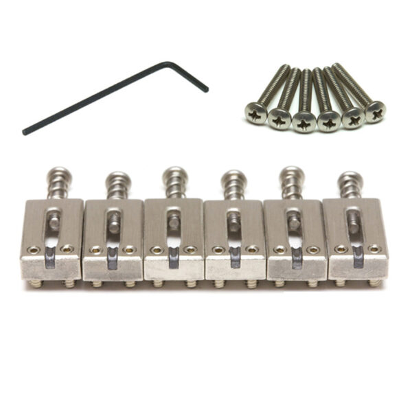 Pontets Graphtech String Savers 10.5mm Inox pour Strat / Tele