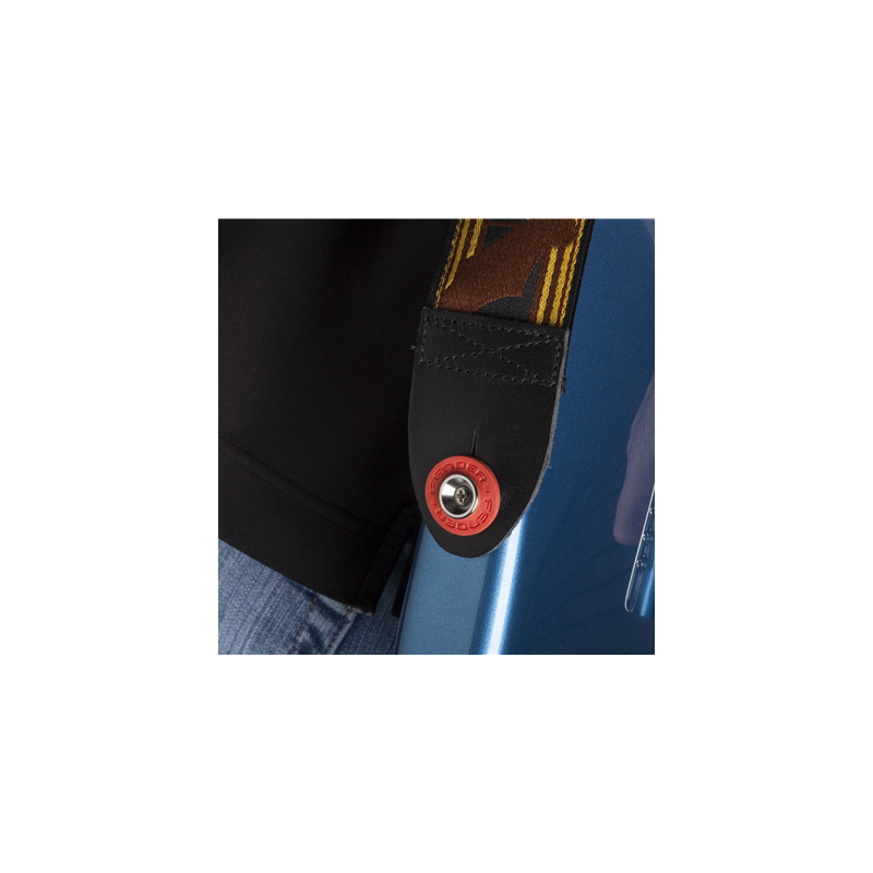 Fender Strap Blocks 2 paires rouge / noir