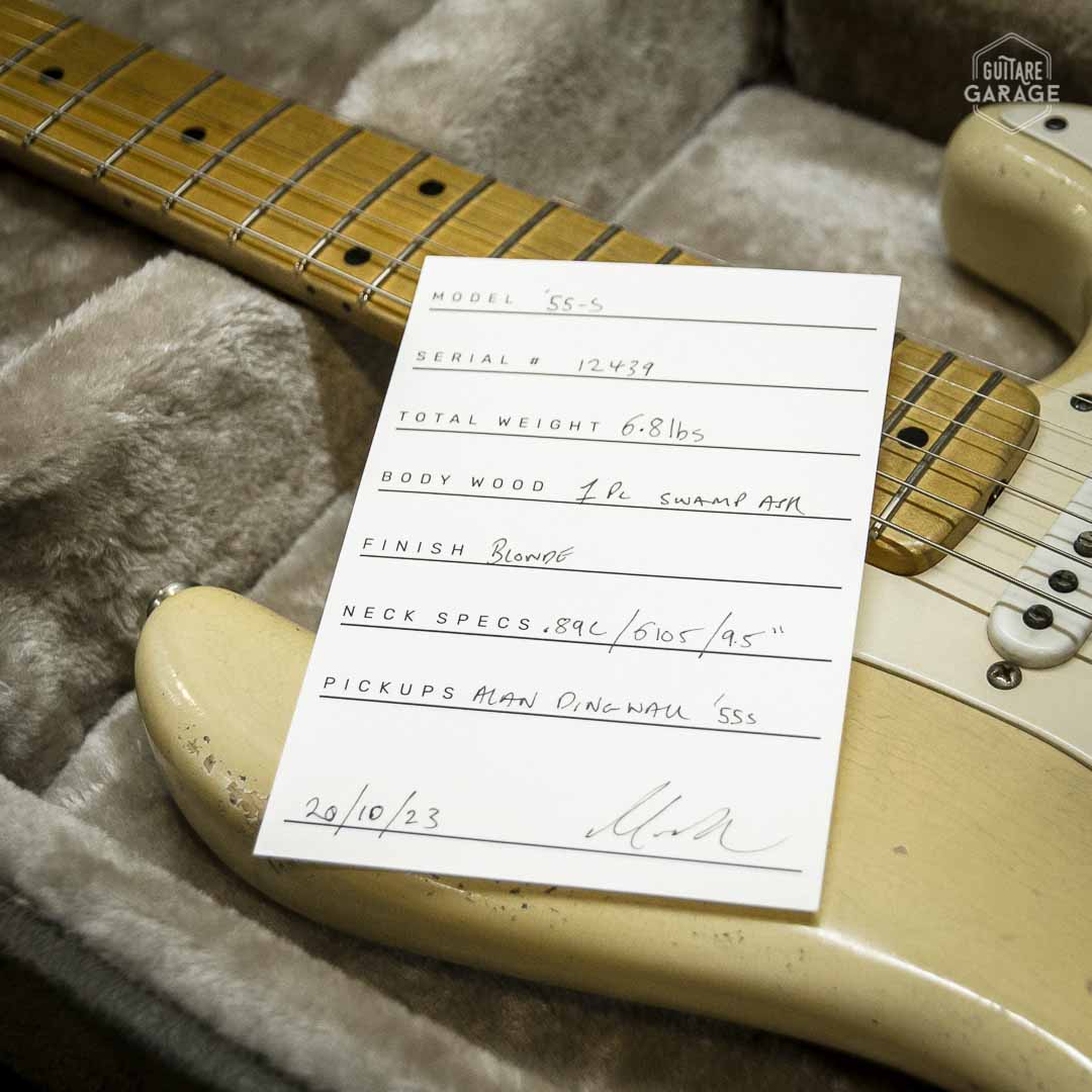 Occasion - MB Guitars '55 Strat Blonde Relic de 2023