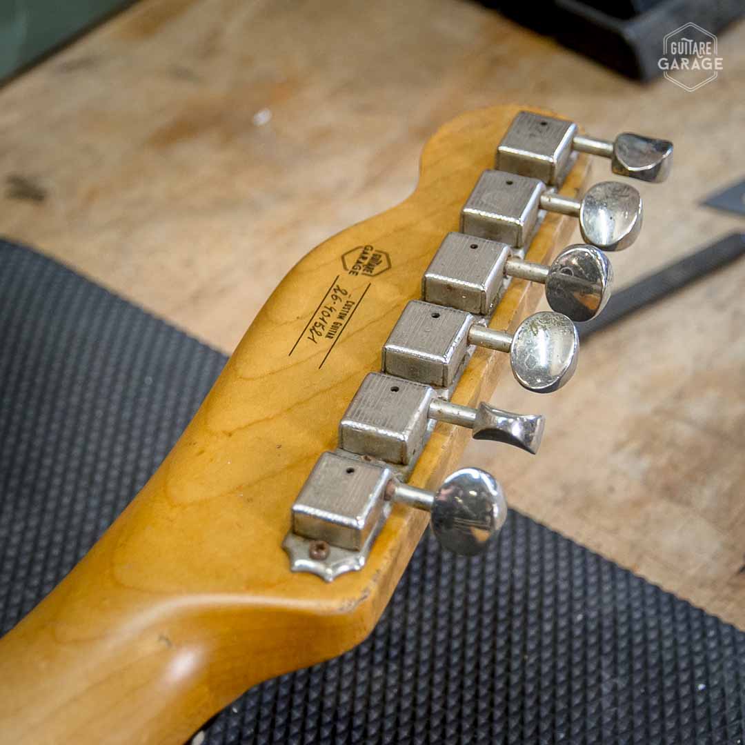 Guitare Garage Modèle T Sunburst 2 Tons Relic Bindings Blancs Micros Lollar Special T