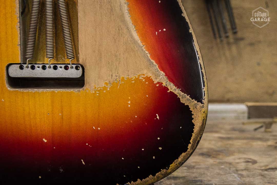 Guitare Garage modèle S -M- Tribute "Le Bapt M"