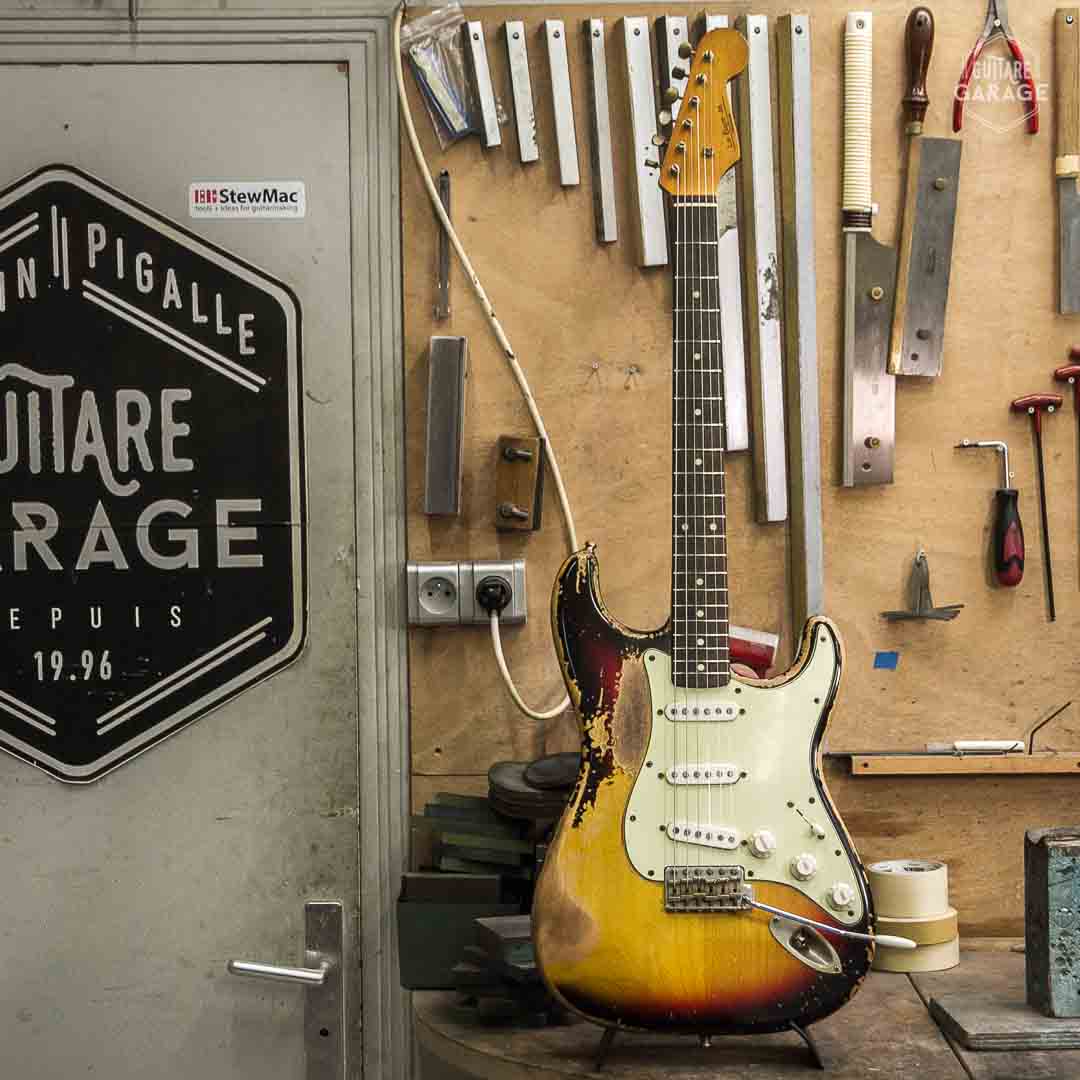 Guitare Garage modèle S -M- Tribute "Le Bapt M"