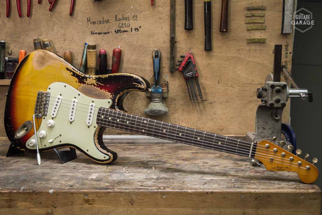 Guitare Garage modèle S -M- Tribute "Le Bapt M"