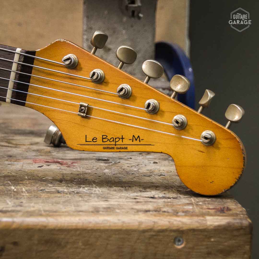 Guitare Garage modèle S -M- Tribute "Le Bapt M"