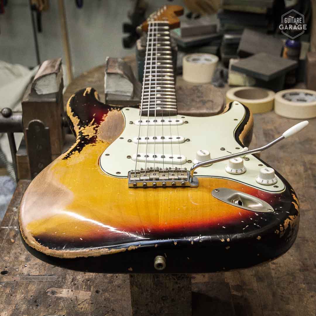 Guitare Garage modèle S -M- Tribute "Le Bapt M"